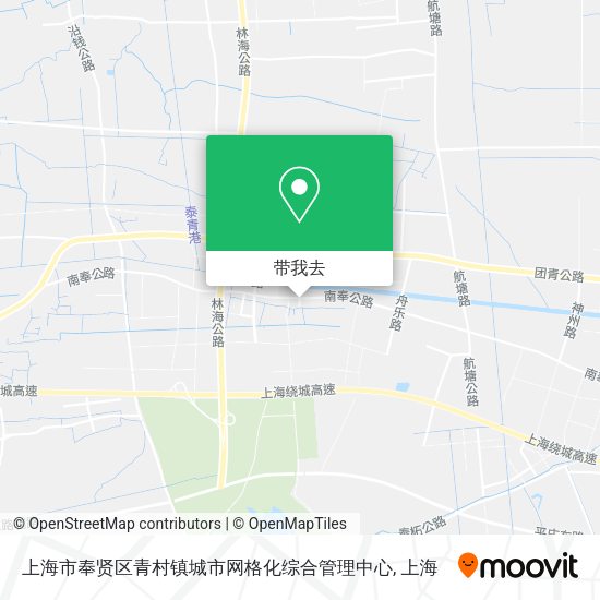 上海市奉贤区青村镇城市网格化综合管理中心地图