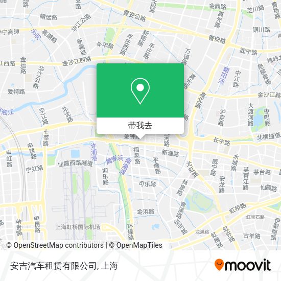 安吉汽车租赁有限公司地图
