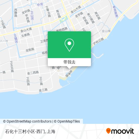 石化十三村小区-西门地图