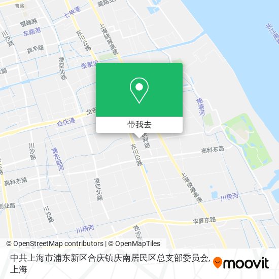 中共上海市浦东新区合庆镇庆南居民区总支部委员会地图