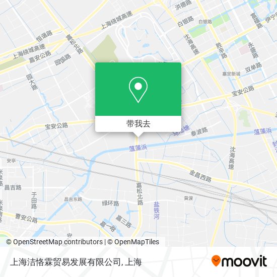 上海洁恪霖贸易发展有限公司地图