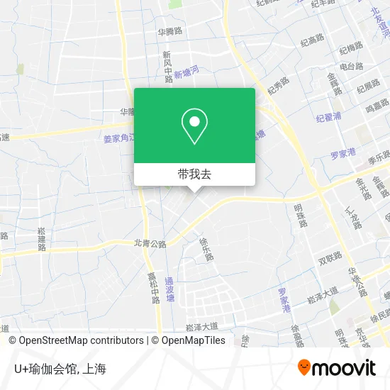 U+瑜伽会馆地图