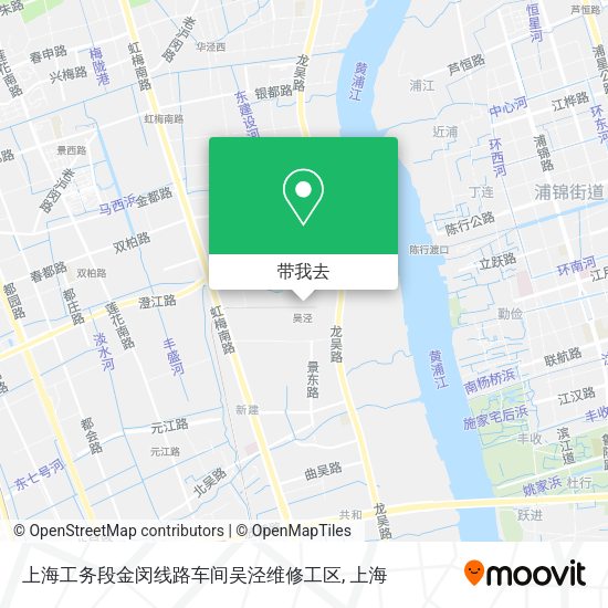 上海工务段金闵线路车间吴泾维修工区地图