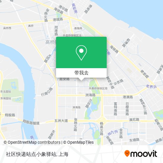 社区快递站点小象驿站地图