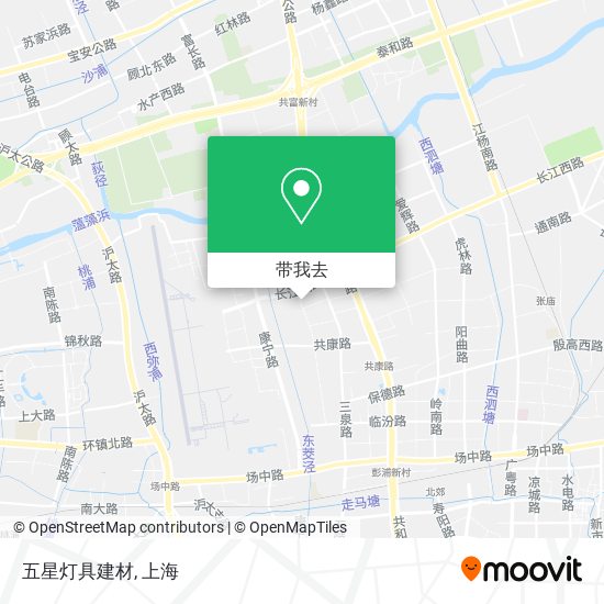 五星灯具建材地图