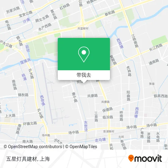 五星灯具建材地图