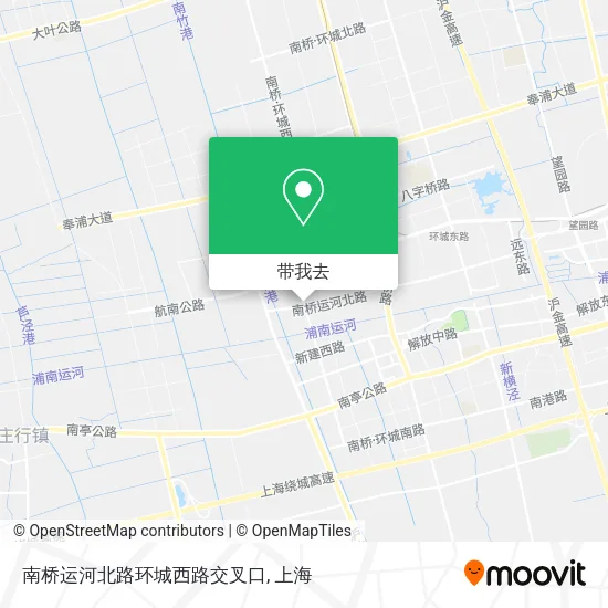 南桥运河北路环城西路交叉口地图