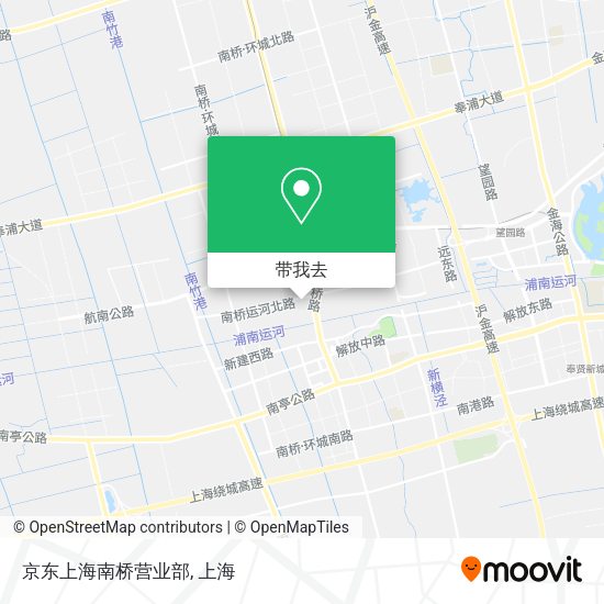 京东上海南桥营业部地图