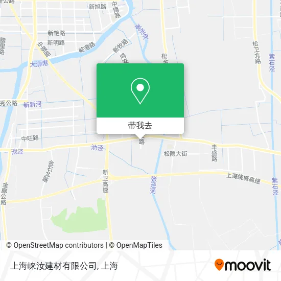 上海崃汝建材有限公司地图