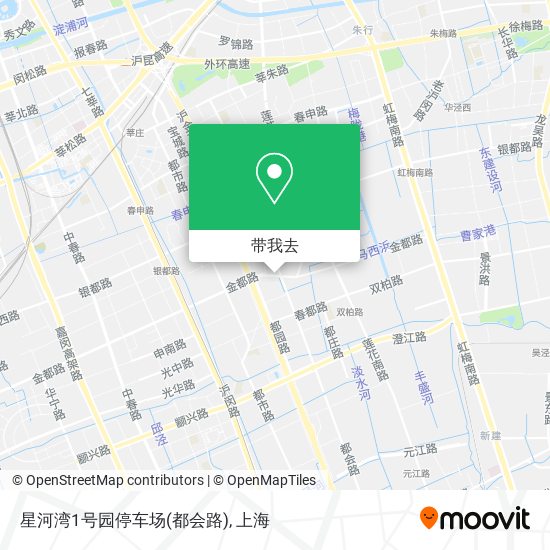 星河湾1号园停车场(都会路)地图