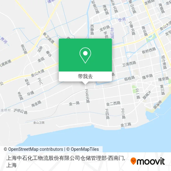 上海中石化工物流股份有限公司仓储管理部-西南门地图