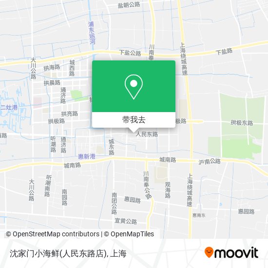 沈家门小海鲜(人民东路店)地图