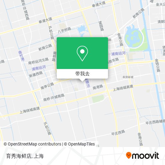 育秀海鲜店地图