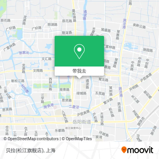 贝拉(松江旗舰店)地图