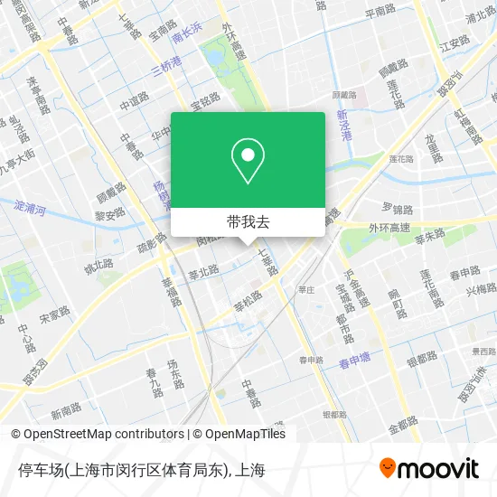 停车场(上海市闵行区体育局东)地图
