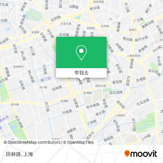 田林路地图