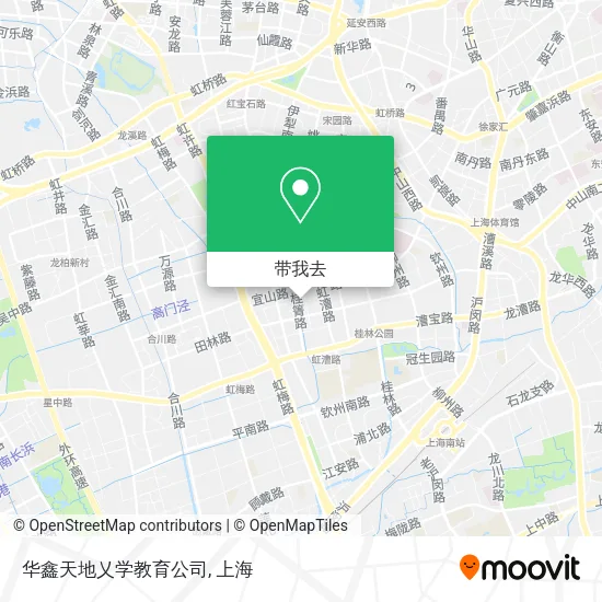 华鑫天地乂学教育公司地图