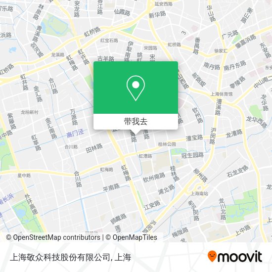 上海敬众科技股份有限公司地图