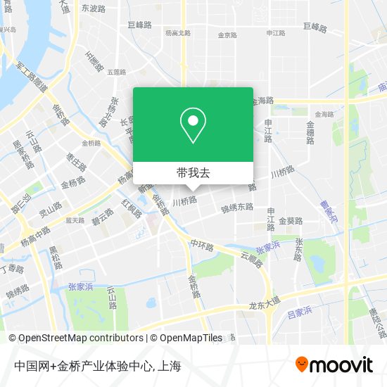 中国网+金桥产业体验中心地图