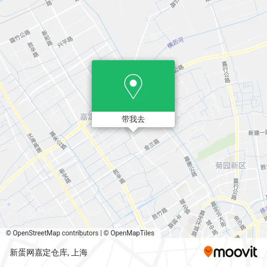 新蛋网嘉定仓库地图