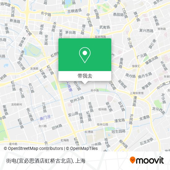 街电(宜必思酒店虹桥古北店)地图