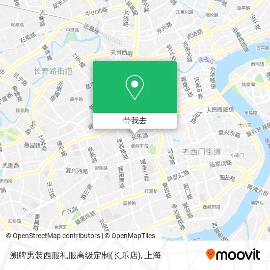 溯牌男装西服礼服高级定制(长乐店)地图