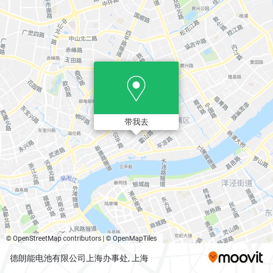 德朗能电池有限公司上海办事处地图