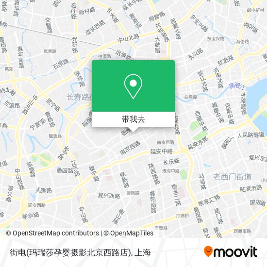 街电(玛瑞莎孕婴摄影北京西路店)地图