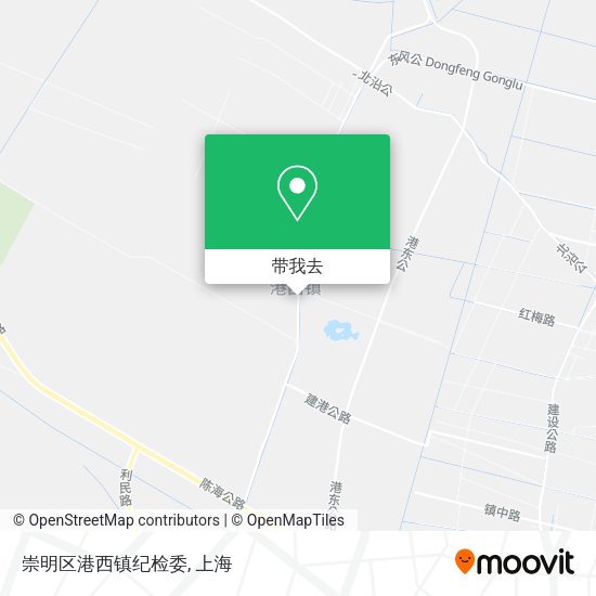 崇明区港西镇纪检委地图