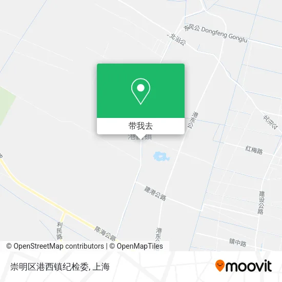崇明区港西镇纪检委地图