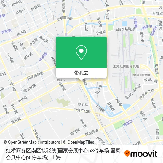 虹桥商务区南区接驳线(国家会展中心p8停车场-国家会展中心p8停车场)地图