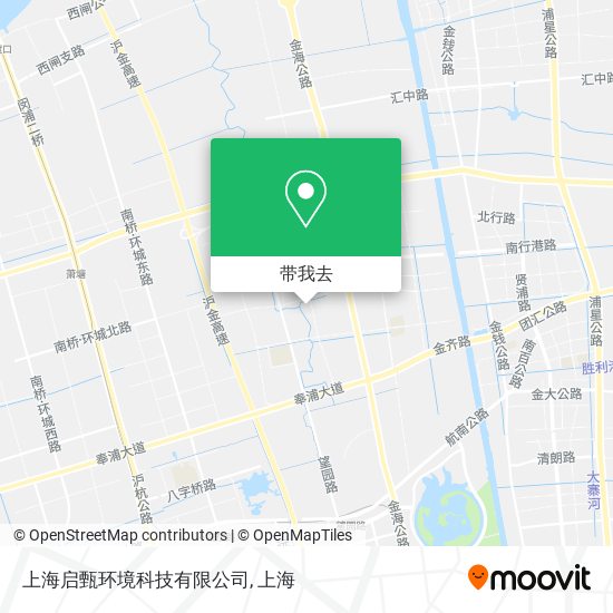 上海启甄环境科技有限公司地图