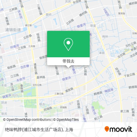 绝味鸭脖(浦江城市生活广场店)地图