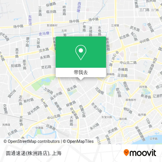 圆通速递(株洲路店)地图