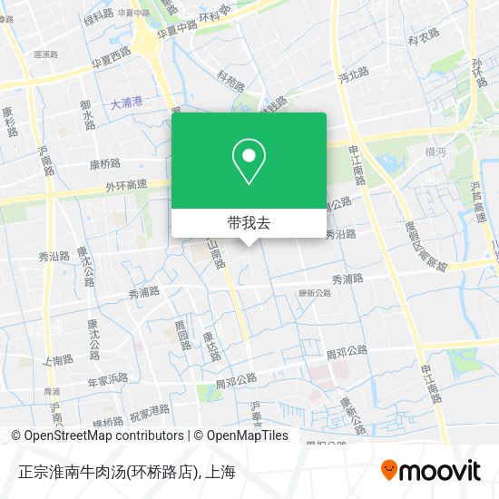 正宗淮南牛肉汤(环桥路店)地图