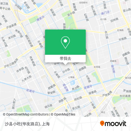 沙县小吃(华友路店)地图