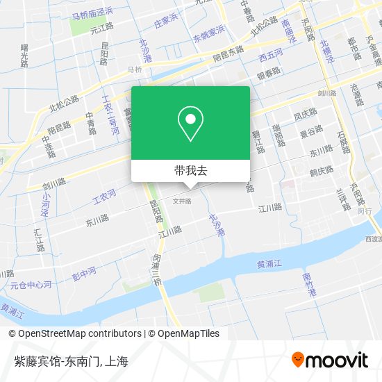 紫藤宾馆-东南门地图