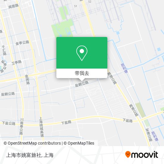 上海市姚富旅社地图