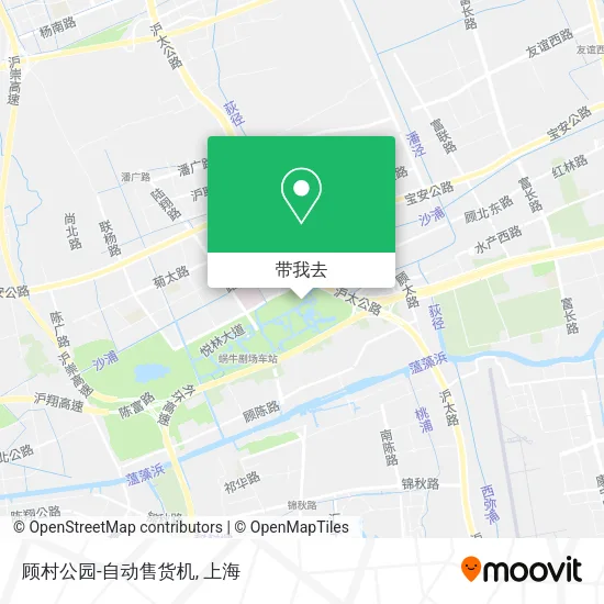 顾村公园-自动售货机地图
