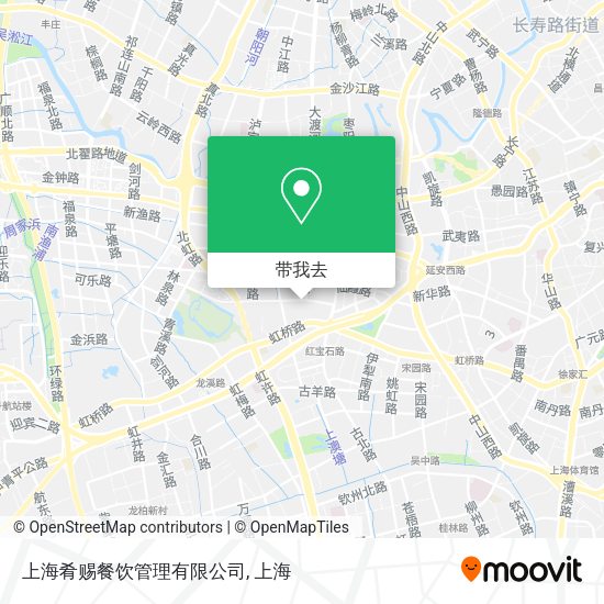 上海肴赐餐饮管理有限公司地图