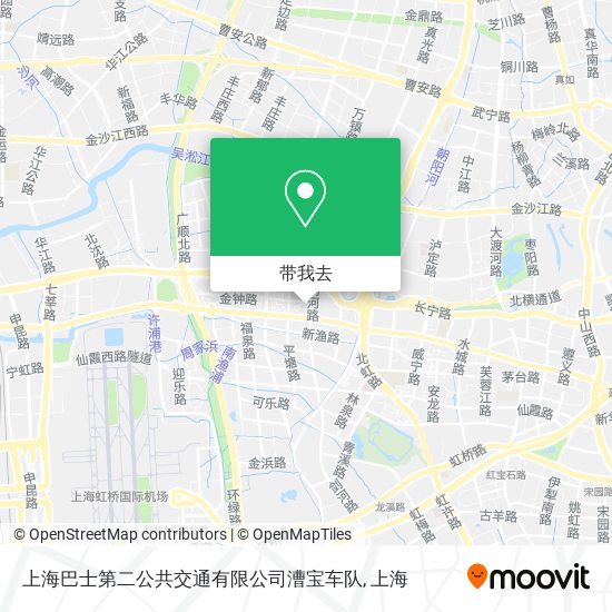 上海巴士第二公共交通有限公司漕宝车队地图