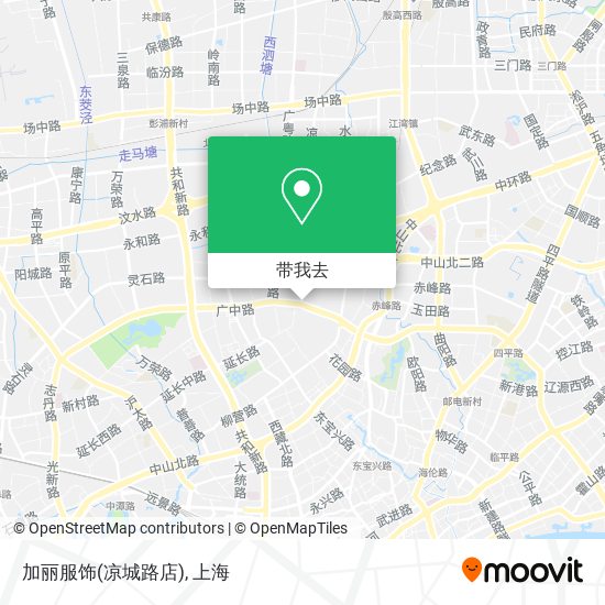 加丽服饰(凉城路店)地图