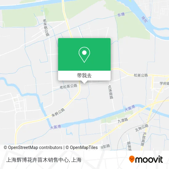 上海辉博花卉苗木销售中心地图