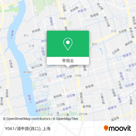 Y061/浦申路(路口)地图