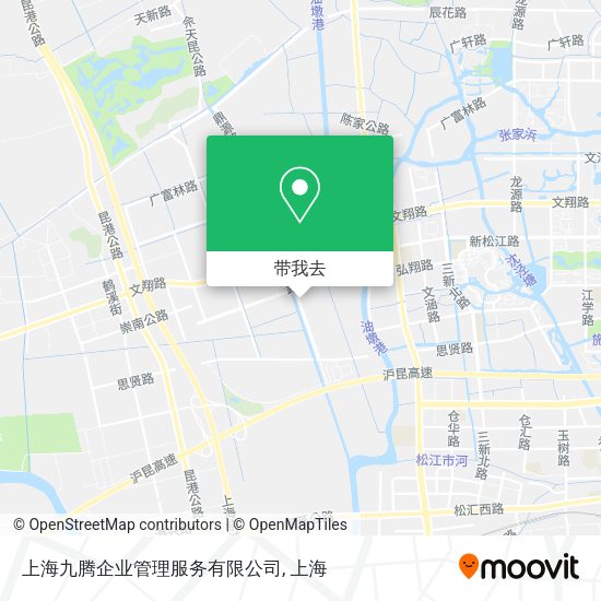 上海九腾企业管理服务有限公司地图