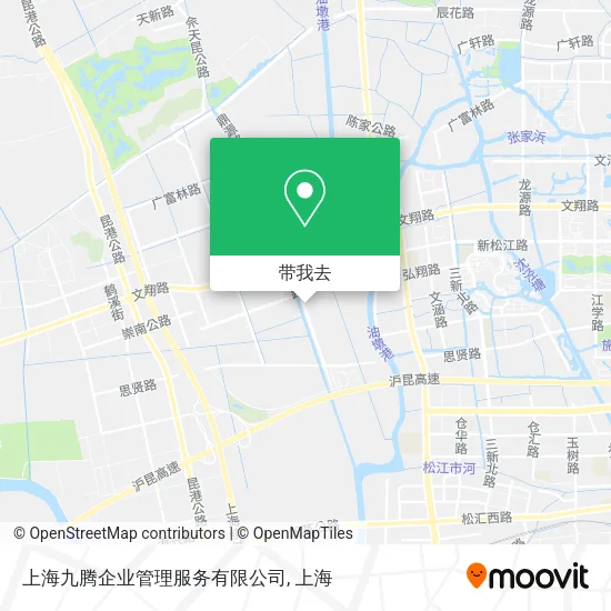 上海九腾企业管理服务有限公司地图