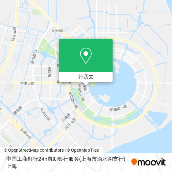 中国工商银行24h自助银行服务(上海市滴水湖支行)地图