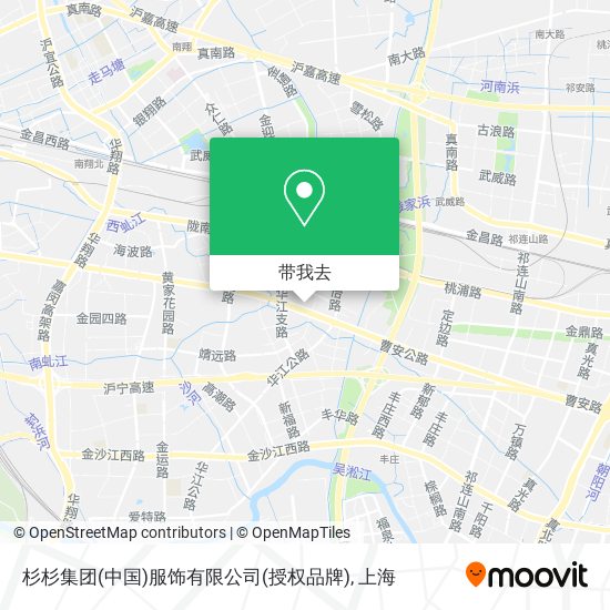 杉杉集团(中国)服饰有限公司(授权品牌)地图