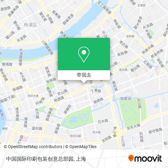 中国国际印刷包装创意总部园地图