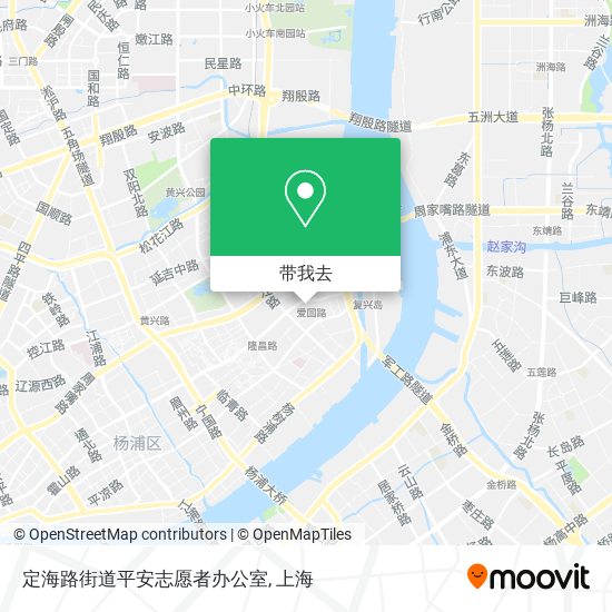 定海路街道平安志愿者办公室地图